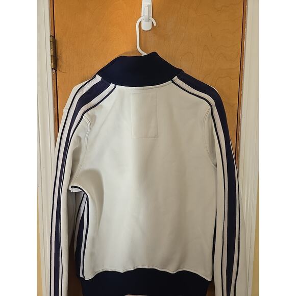 Vintage Abercrombie & Fitch Sweatshirt Mens Medium White Full Zip 2000s - Picture 5 of 6